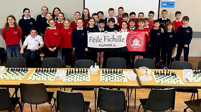 Knockskeagh students from third to sixth class represented their school recently at the Féile Ficheall in Beda Hall, Ballineen.  All students had an opportunity to play six games on the day against players from a number of other local schools.