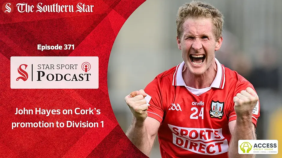 John Hayes on Cork’s promotion to Division 1 Image