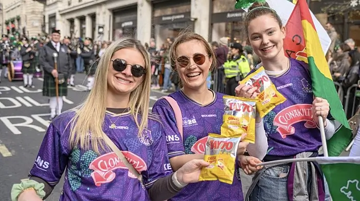 There was a very strong Cork presence at the Mayor of London's St Patrick's Day festival held on Sunday March 15th. Cork company John Sisk was the headline sponsor for the second year in a row and Clonakilty Blackpudding sponsored all the jerseys for the Fr Murphy's camogie and ladies Gaelic football club who led the parade carrying all the county and provincial flags.  Emma Dabiri, Larry O’Leary and Deirdre Fraser at the parade.