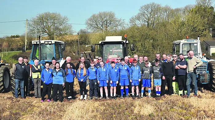 Carrigaline United  ploughs for charity Image
