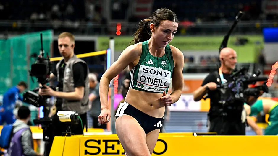 Doheny AC star Maeve O'Neill qualifies for 800m semi-finals at World Indoors Image