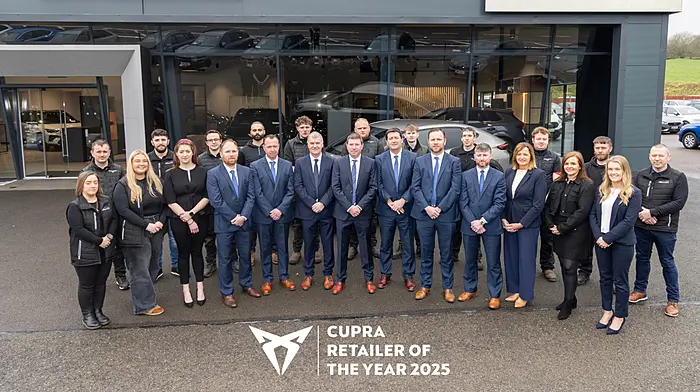 Finbarr Galvin Ltd. is Ireland's CUPRA retailer of the year 2025 Image