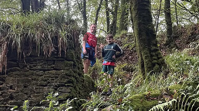 Eoin O’Donovan and Cillian O’Mahony who thoroughly enjoyed a trip to Droumilihy Woods near Leap to do orienteering with Steve and Nora Perkins, through Cork Sports Partnership.