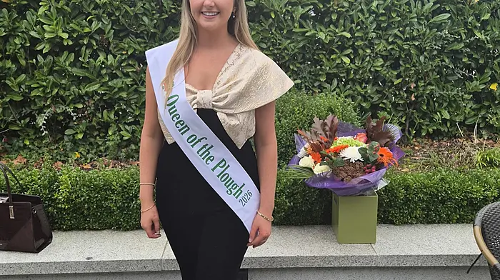 Ellen Nyhan,  Queen of the Plough at the National Ploughing Championships.