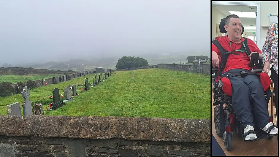 Allihies wheelchair user unable to visit parents' grave for 20 years due to cemetery paths Image