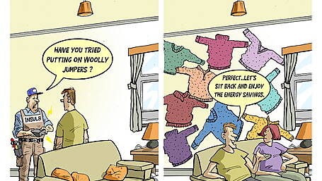VEERING WEST: Lights off and dishwasher running at 2am... a one-man bid to save the planet Image