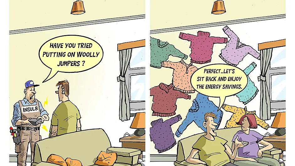 VEERING WEST: Lights off and dishwasher running at 2am... a one-man bid to save the planet Image