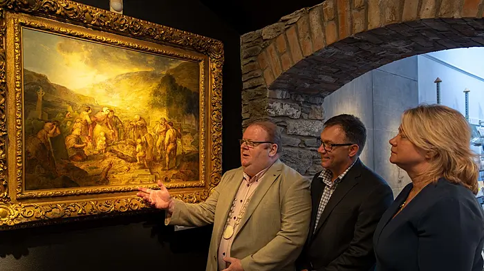 Famine painting on loan from US museum goes on display at Skibbereen Heritage Centre Image