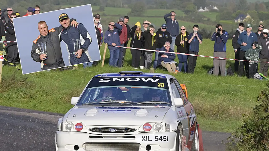 Jason McSweeney is the Irish Tarmac Historic Rally Champion Image