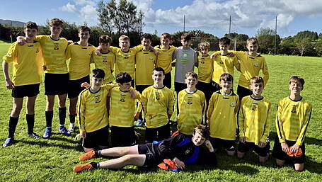 Lyre Rovers and Drinagh Rangers celebrate West Cork schoolboys trophy successes Image