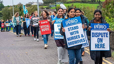 Hundreds join pickets as public service strike causes disruption Image