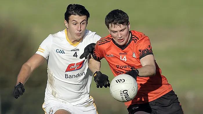DJ O’Brien hits St Colum's winner as Saints win back-to-back Carbery U21B football titles Image
