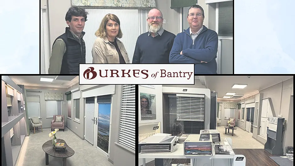 Burkes of Bantry celebrate refurbished Luxaflex® showroom relaunch Image