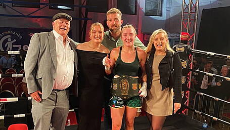 Christina Desmond has Europe in her sights after winning first pro belt in historic clash Image