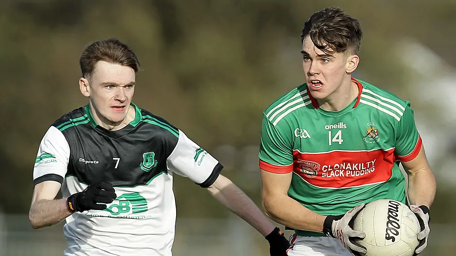 ‘Our ambition is to go up to higher grades with the team we have,’ says Aaron Cullinane after Clonakilty junior B win Image