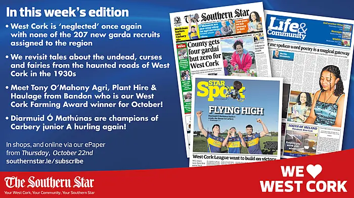 THE SOUTHERN STAR IS IN STORES NOW: West Cork \