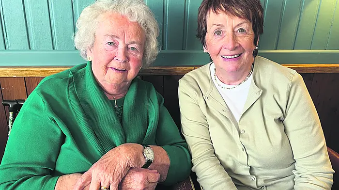 Julianne Crowley and Kay O’Shea, Adrigole, at the Big Beara Bash last Friday.