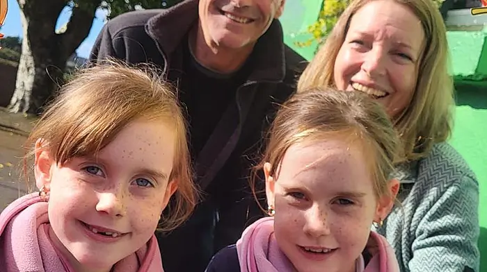 Dromclough National School had a wonderful celebration of Grandparents Day with the children showing off their talents with a fabulous array of songs and poems.  Enjoying the day were Faye and Evie O’Sullivan with their grandparents Danny Miles and Jessie Marshall.