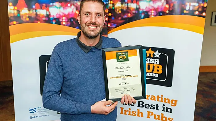 Alper Kanburoglu of Hackett’s with his recent award.