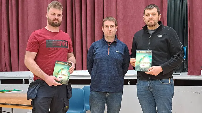 Congratulations to Joe O’Sullivan and Eamonn Creedon on placing first in the semi-expert and seventh overall at the recent Startrek Navigation Trail, organised by Barry Attridge and Cork Motor Club. From left: Joe O’Sullivan, Barry Attridge and Eamonn Creedon.