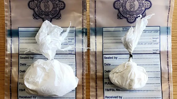 Gardaí find suspected cocaine in underpants at Covid checkpoint Image