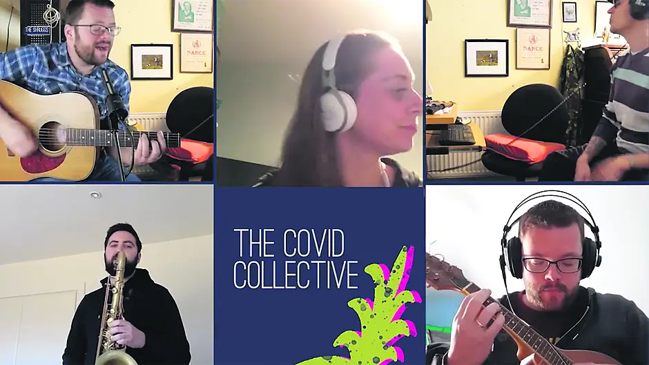 ‘Shrugging’ off cabin fever with Covid Collective Image