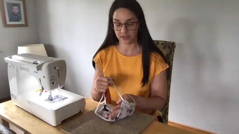 WATCH: Local sewists answer call for help to make masks Image