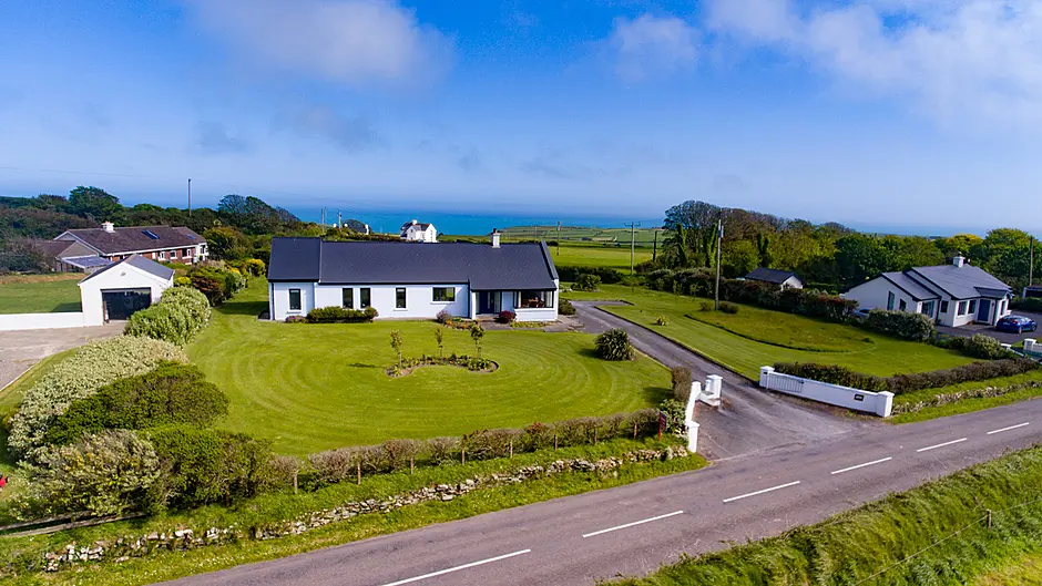 A contemporary exterior, with a cosy interior is a winning combination for this newly renovated bungalow near the fashionable village of Ardfield. Space is used very well with bedroom accommodation especially generous.