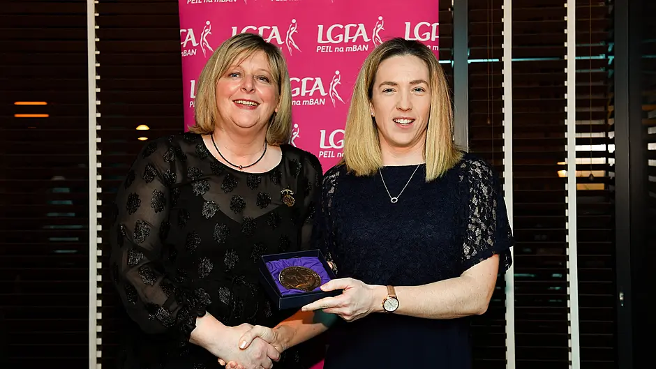 Referee Mairead Dullea encouraging a new generation to walk the line Image