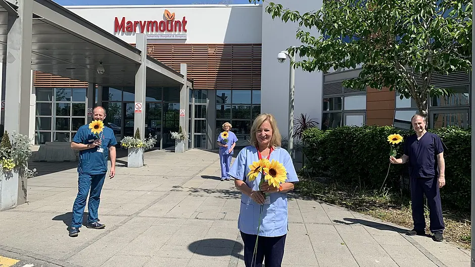 Sponsor a virtual sunflower in Marymount's online garden Image