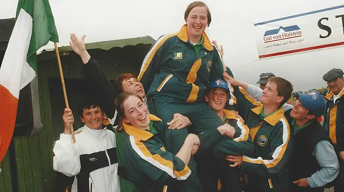 Teenage sensation Sharon O’Driscoll caused a stir when she burst on the road bowling scene Image