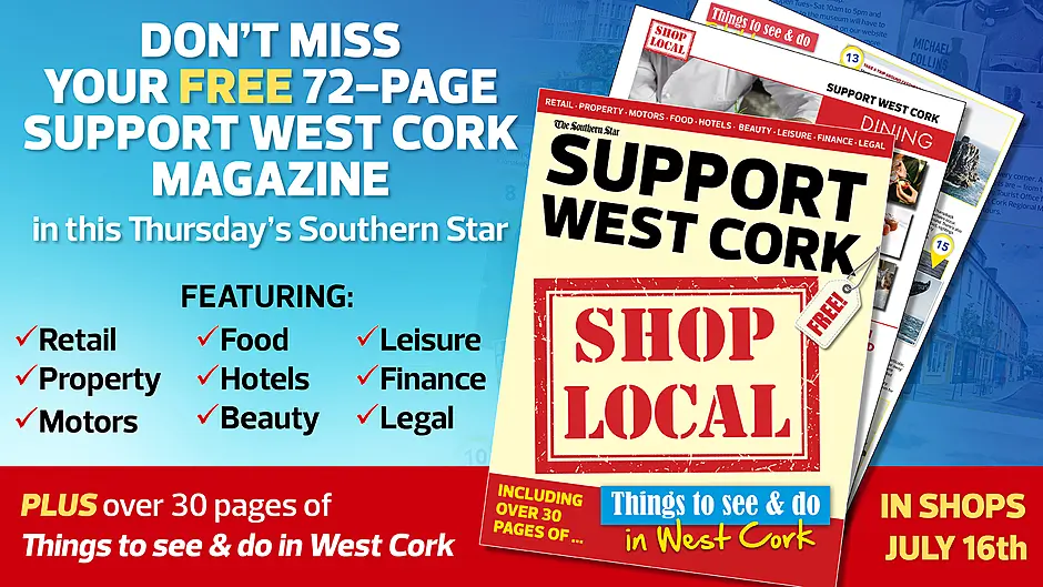 Don't miss your FREE 72-page Support West Cork magazine in this week's Southern Star Image