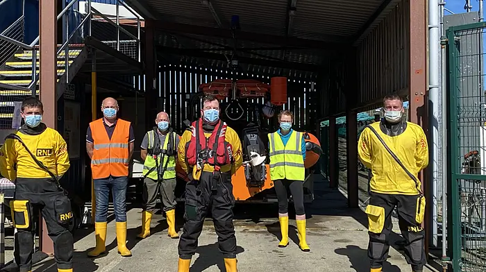 Four adults and eight children brought to safety by Union Hall RNLI Image