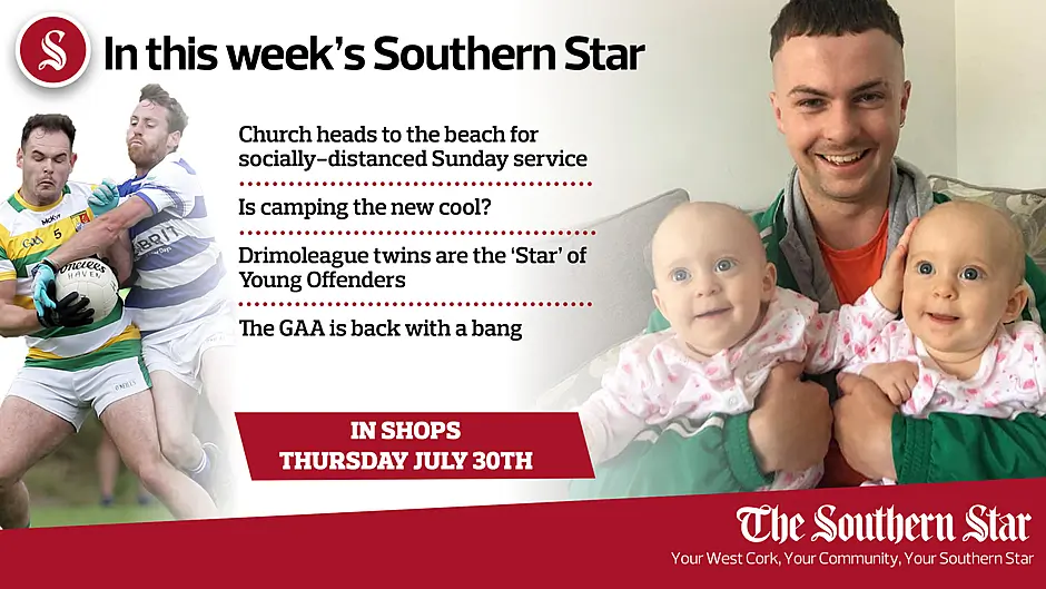 In this week's Southern Star: Is camping the new cool? The GAA is back! Drimoleague twins are the 'Star' of Young Offenders Image
