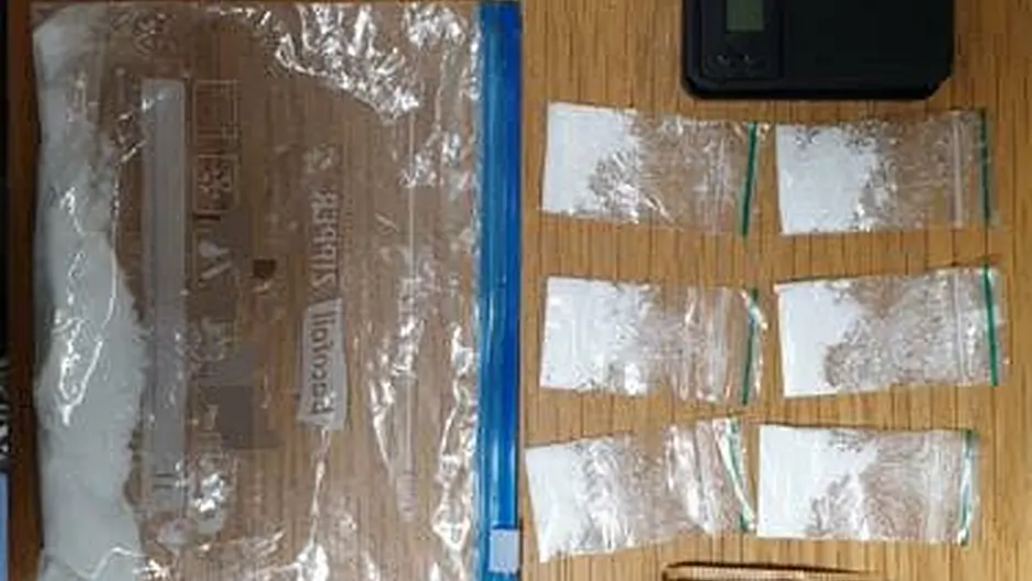 Cocaine and cash seized by gardaí in Ballinhassig Image