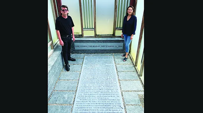 Artists create special famine memorial Image