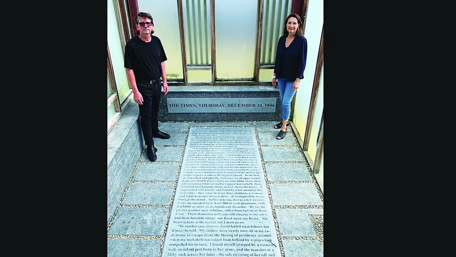 Artists create special famine memorial Image