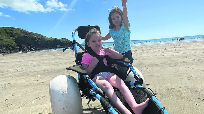 Dad says Warren Beach wheelchair made his daughter Lilly’s holiday Image