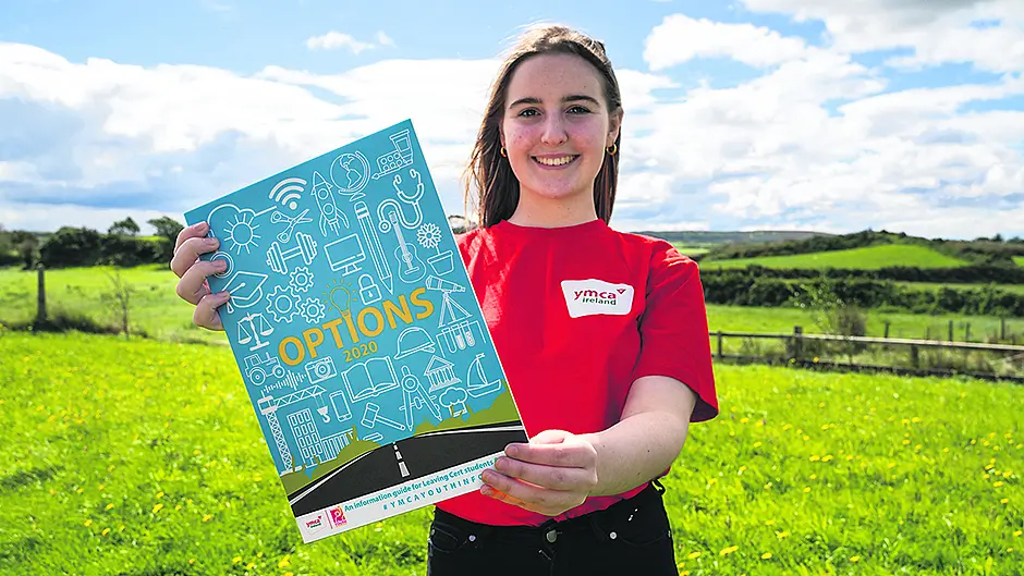 Alicia helps to promote Leaving Cert phoneline Image