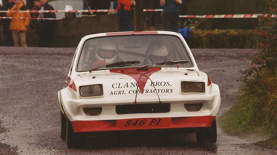 Richie Clancy drove the same car for his entire rallying career! Image