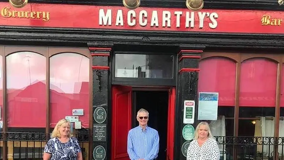 Former UK ambassador is taken with Beara and MacCarthy’s bar Image