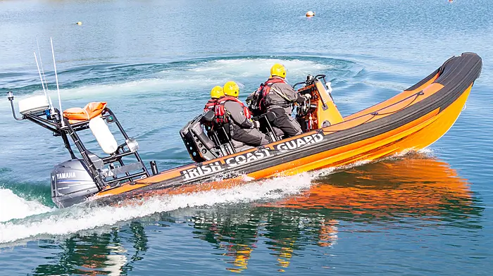Toe Head/Glandore Coast Guard rescue crew on Yacht Image