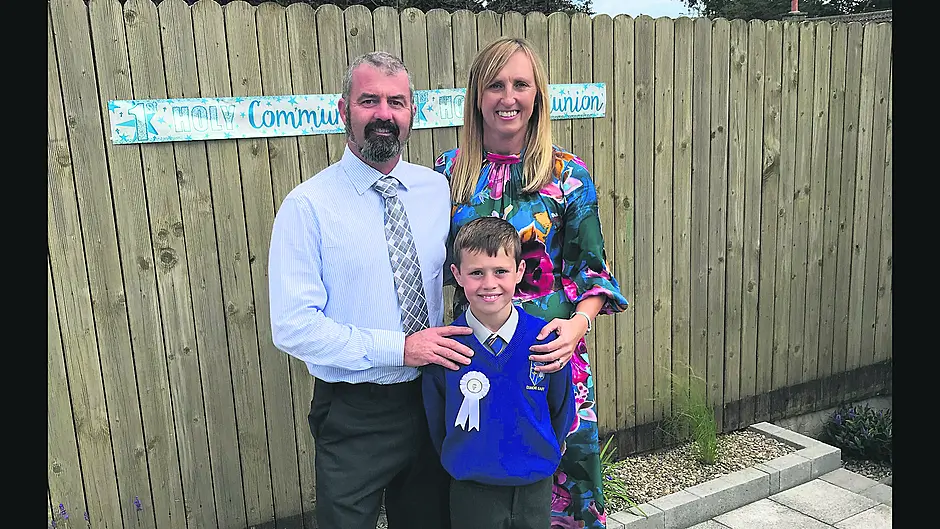 Eoin gives his blessing to paramedic dad for missing his Communion Image