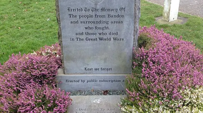 Bandon memorial should include names of all war dead Image