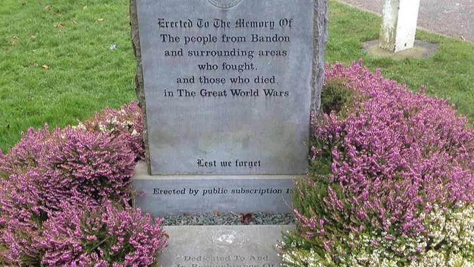 Bandon memorial should include names of all war dead Image