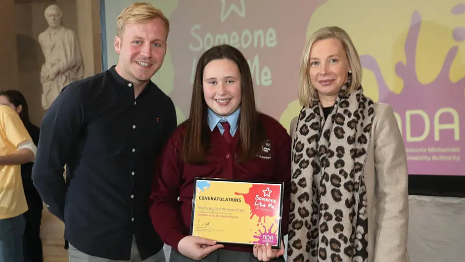Belgooly students are honoured for raising disability awareness Image