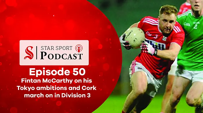 PODCAST: Fintan McCarthy on his Tokyo ambitions and Cork march on in Division 3 Image