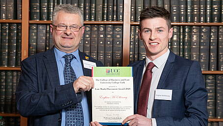 West Cork law and business student wins UCC award Image