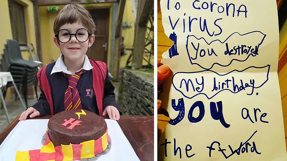 Luka’s straight-talking message to nasty virus nearly goes ‘viral’! Image