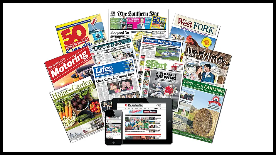 Don't worry! You can't catch the virus from your newspaper Image